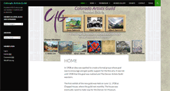 Desktop Screenshot of coloradoartistsguild.org